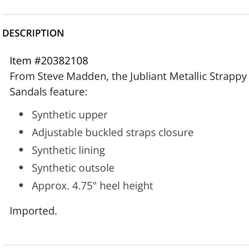 STEVE MADDEN NWT Jubliant Rainbow Metallic Strappy Buckle Detail Dress Sandals - Picture 12 of 12